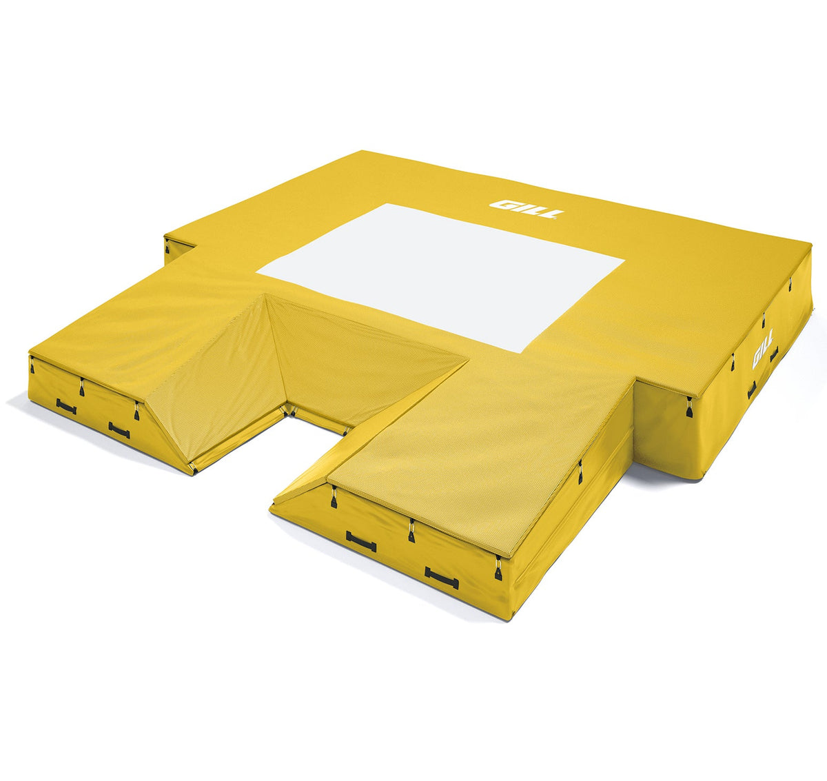 Gill Athletics S1 Pole Vault Landing System (20' X 20' 2.5" X 28") Yellow Gold, Yellow Gold