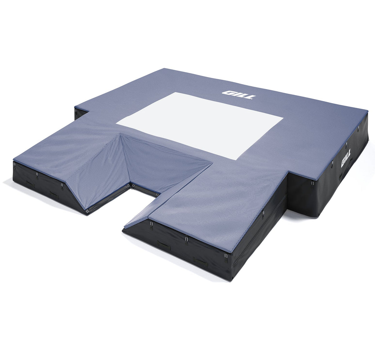 Gill Athletics S1 Pole Vault Landing System (20' X 20' 2.5" X 28") Black, Royal Blue