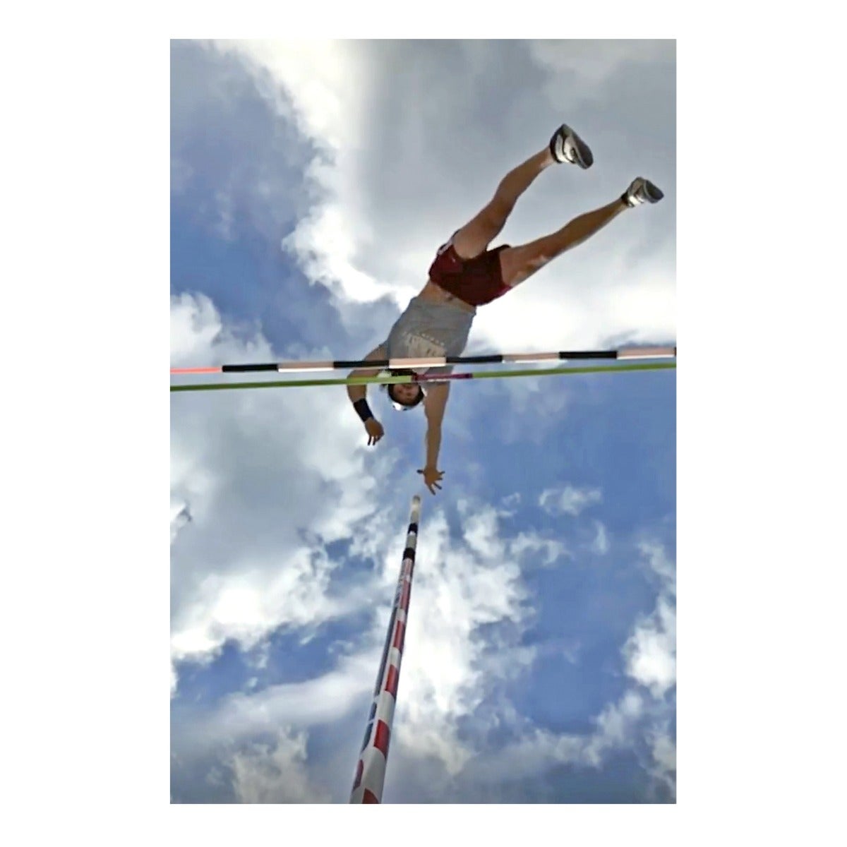 Gill Athletics Elastic Krossband Training crossbar for pole vaulters and high jumpers