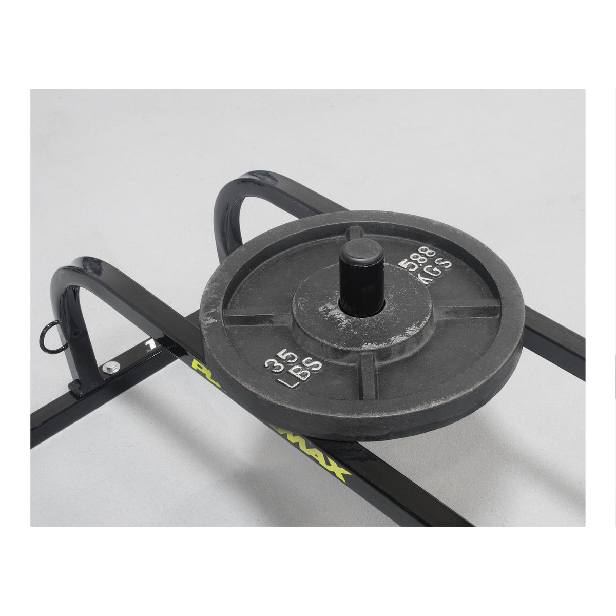 Gill Athletics Sprint Start Sled Olympic style weight plates may be added to increase resistance