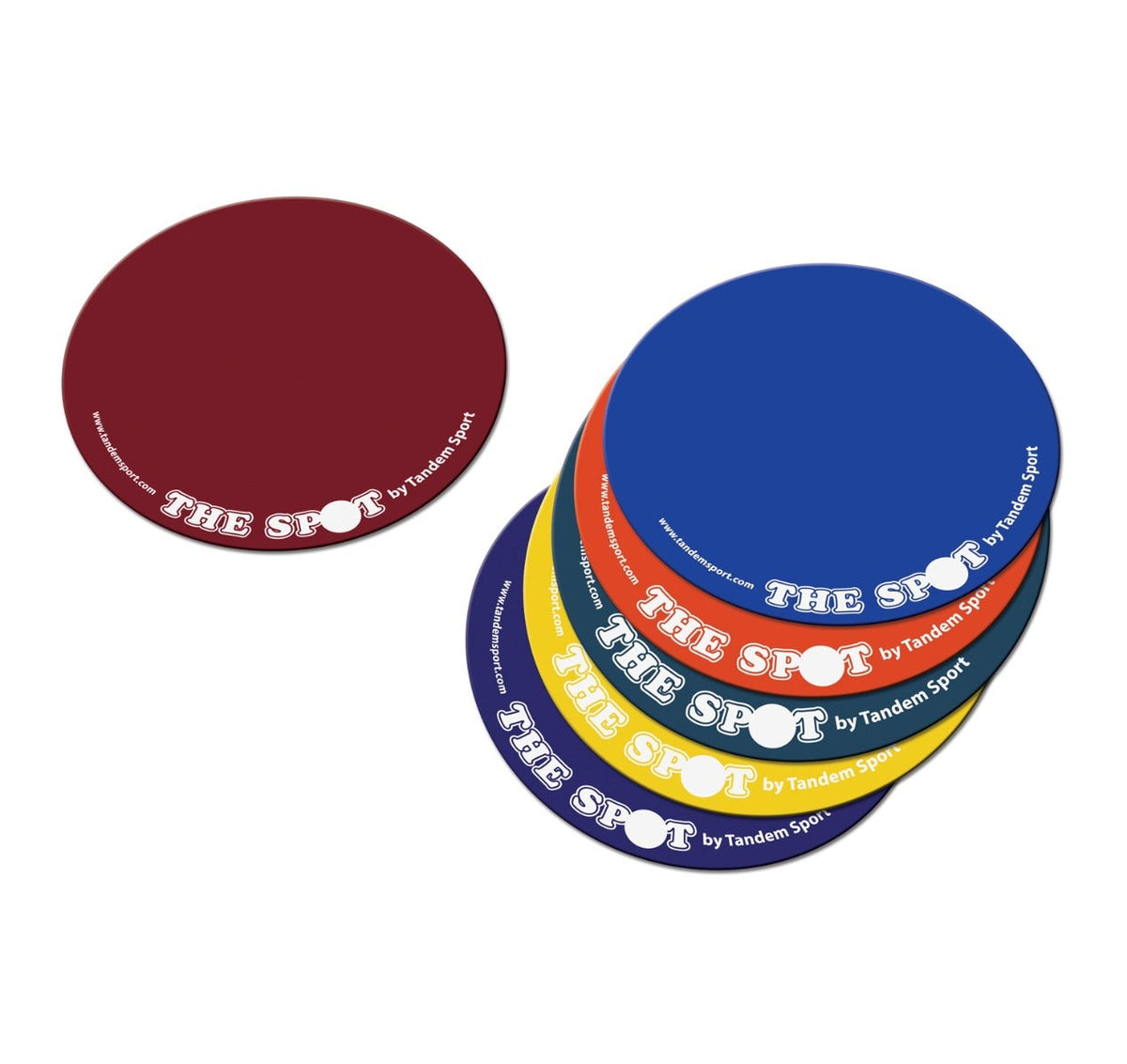 Porter Athletic Spot Target Training 6 non-slip 17” dots of different colors
