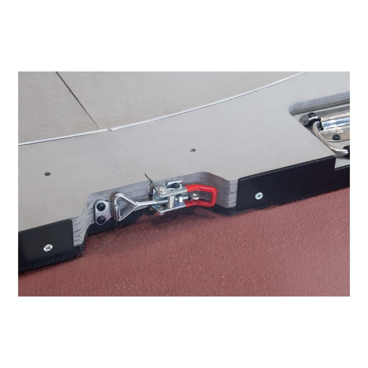 Gill Athletics Portable Discus Platform Spring-loaded handles lock into place