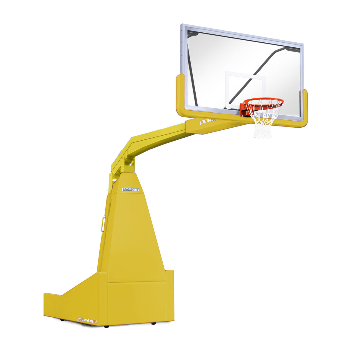 Porter Athletic 1635  Competition Portable Backstop 8' (2.44m), Yellow Gold, Yellow Gold / No Graphics