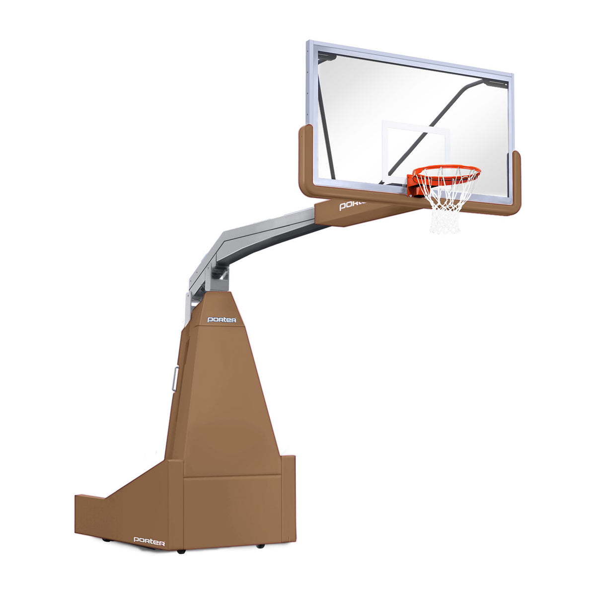 Porter Athletic 1635  Competition Portable Backstop 8' (2.44m), Tan, Gray / No Graphics