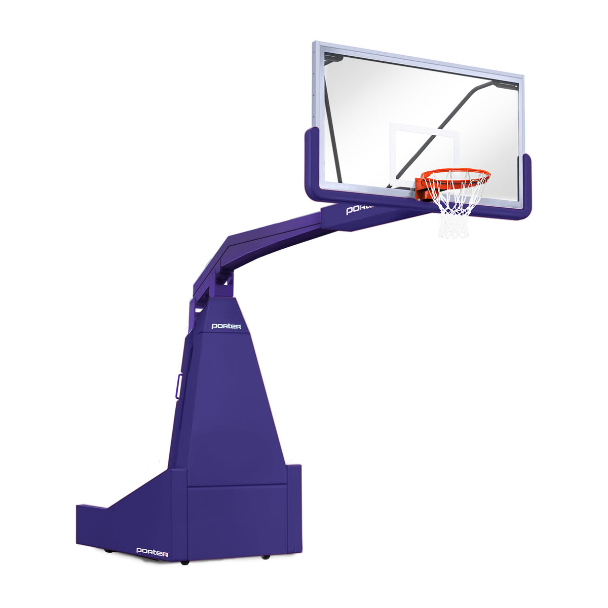Porter Athletic 1635  Competition Portable Backstop 8' (2.44m), Purple, Purple / No Graphics