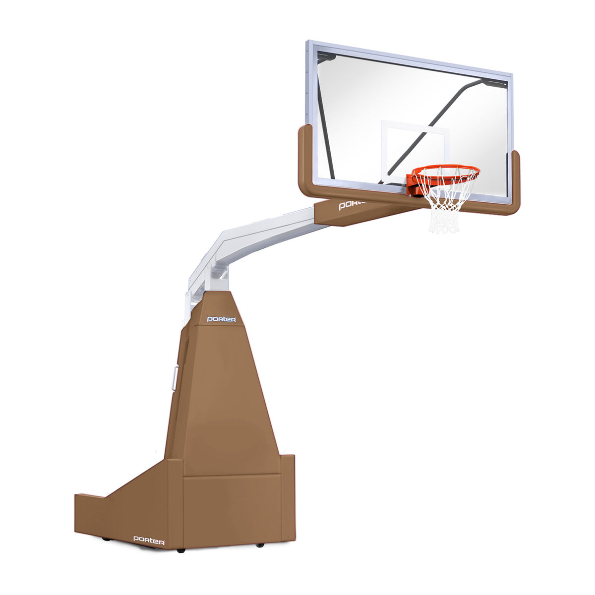 Porter Athletic 1635  Competition Portable Backstop 8' (2.44m), Tan, White / No Graphics