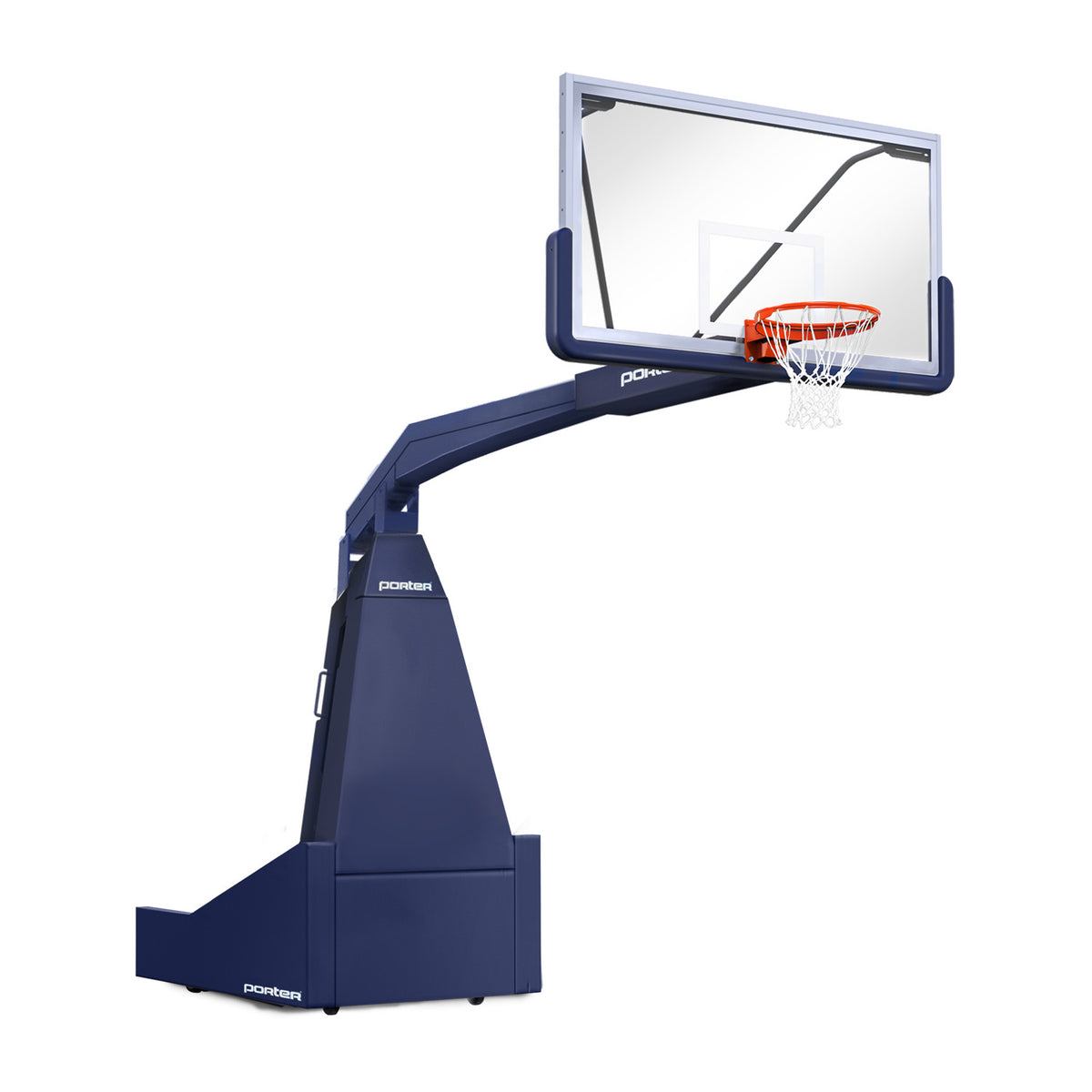 Porter Athletic 1635  Competition Portable Backstop 8' (2.44m), Navy Blue, Navy Blue / No Graphics