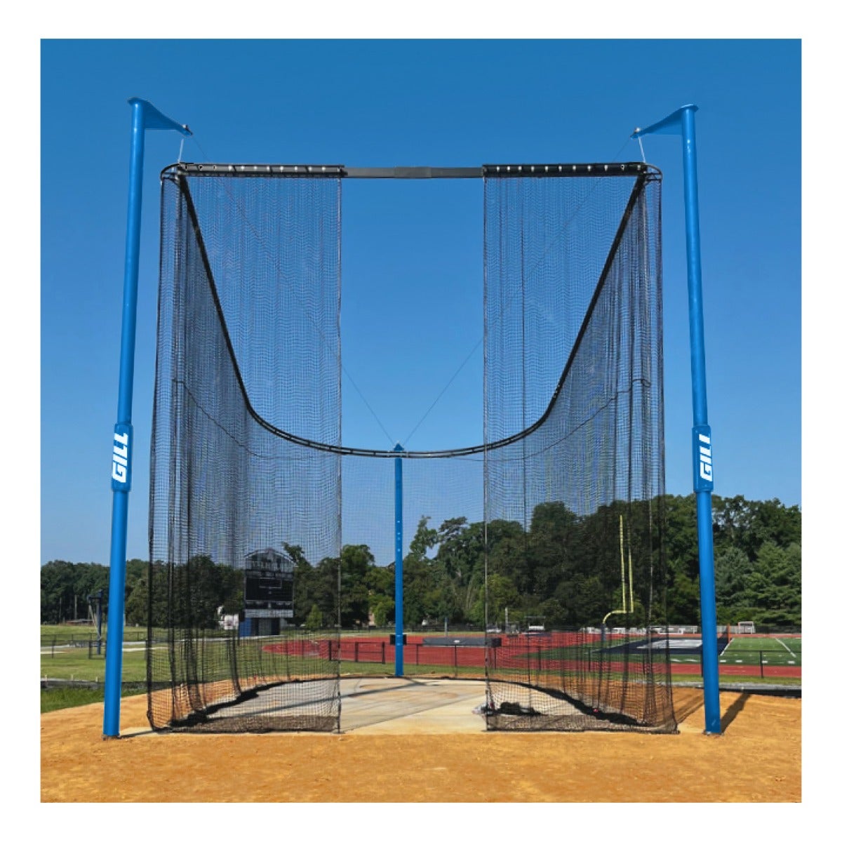 Gill Athletics Wa Coliseum Hammer Discus Cage Royal Blue
