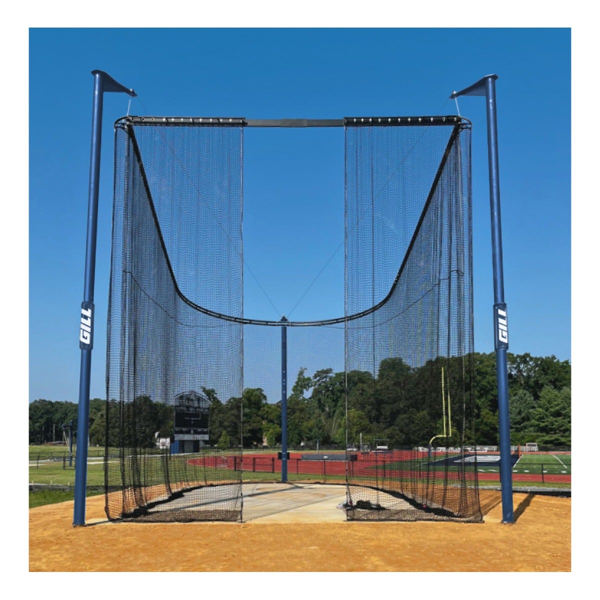 Gill Athletics Coliseum Cage Ground Sleeve And Net Anchor Kit 75310092