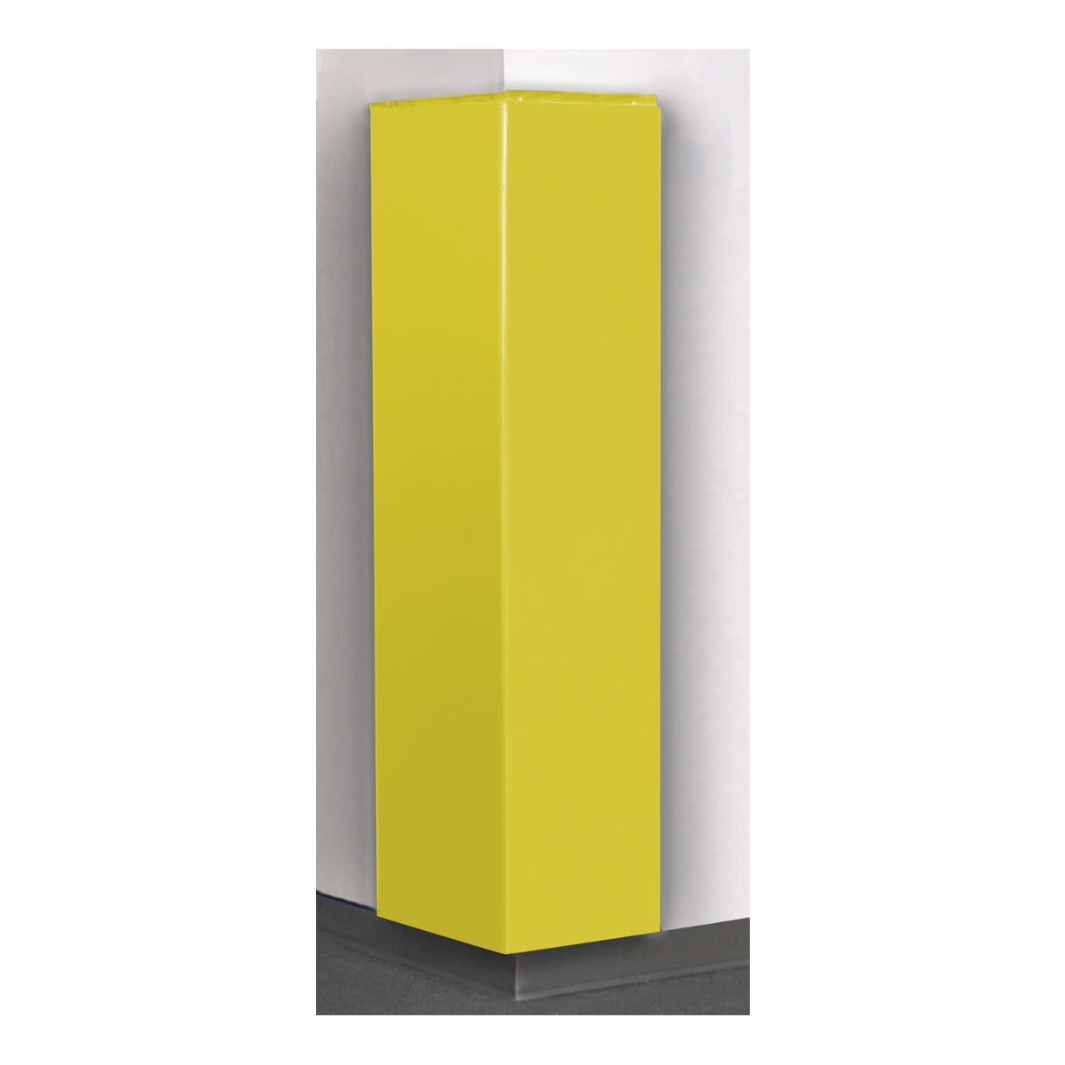 Porter Athletic 2 Sided Corner Pad 4' x 8', Rigid Backed SuperSafe Pad, Yellow Gold