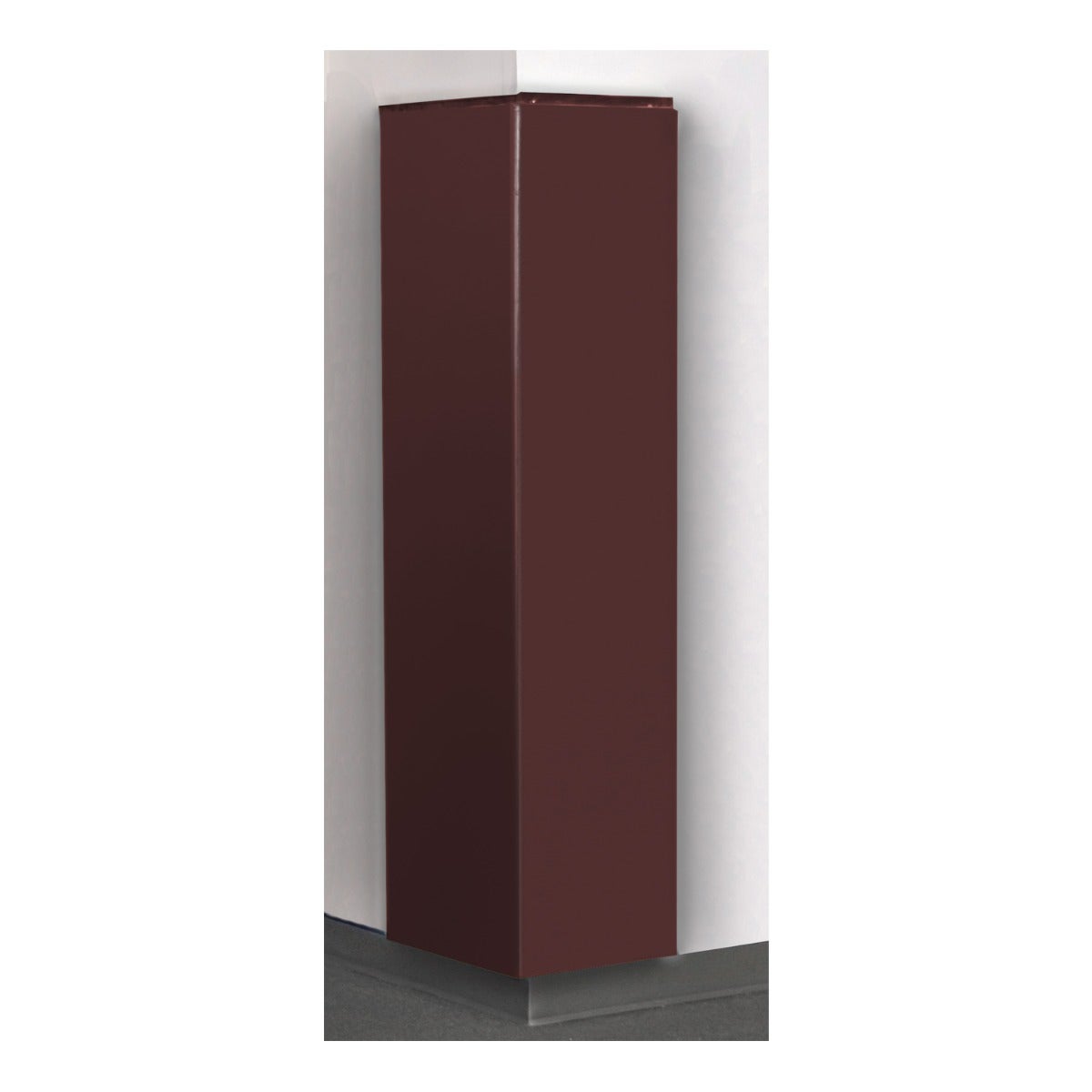 Porter Athletic 2 Sided Corner Pad 2' x 6', Rigid Backed DuraSafe Pad, Maroon