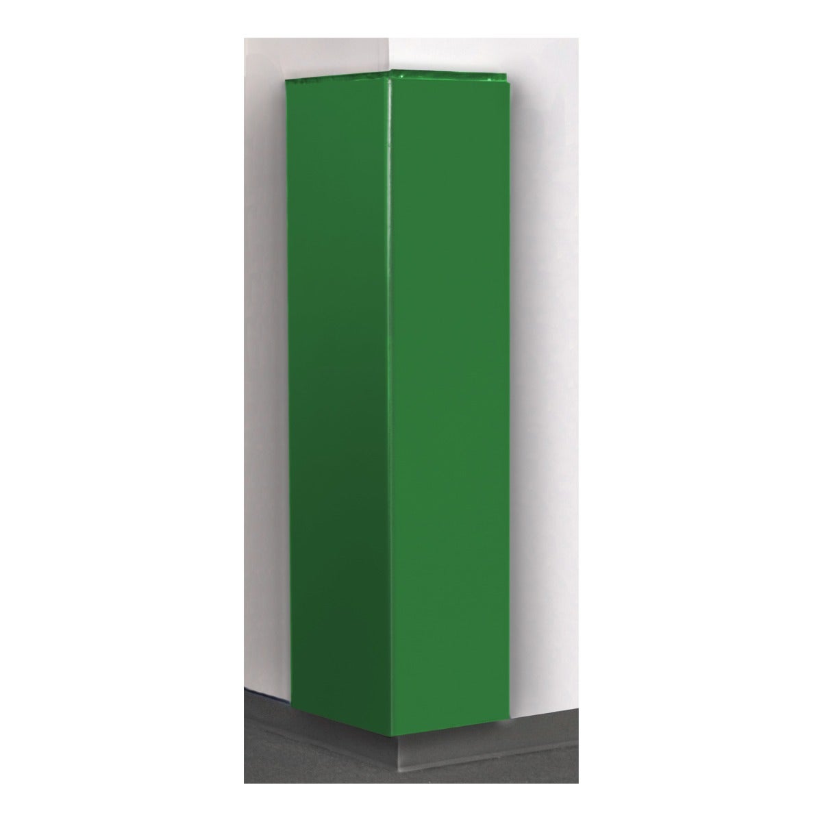 Porter Athletic 2 Sided Corner Pad 4' x 8', Rigid Backed SuperSafe Pad, Kelly Green