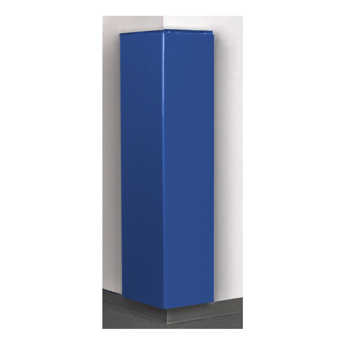 Porter Athletic 2 Sided Corner Pad 4' x 8', Rigid Backed FireSafe Pad, Royal Blue