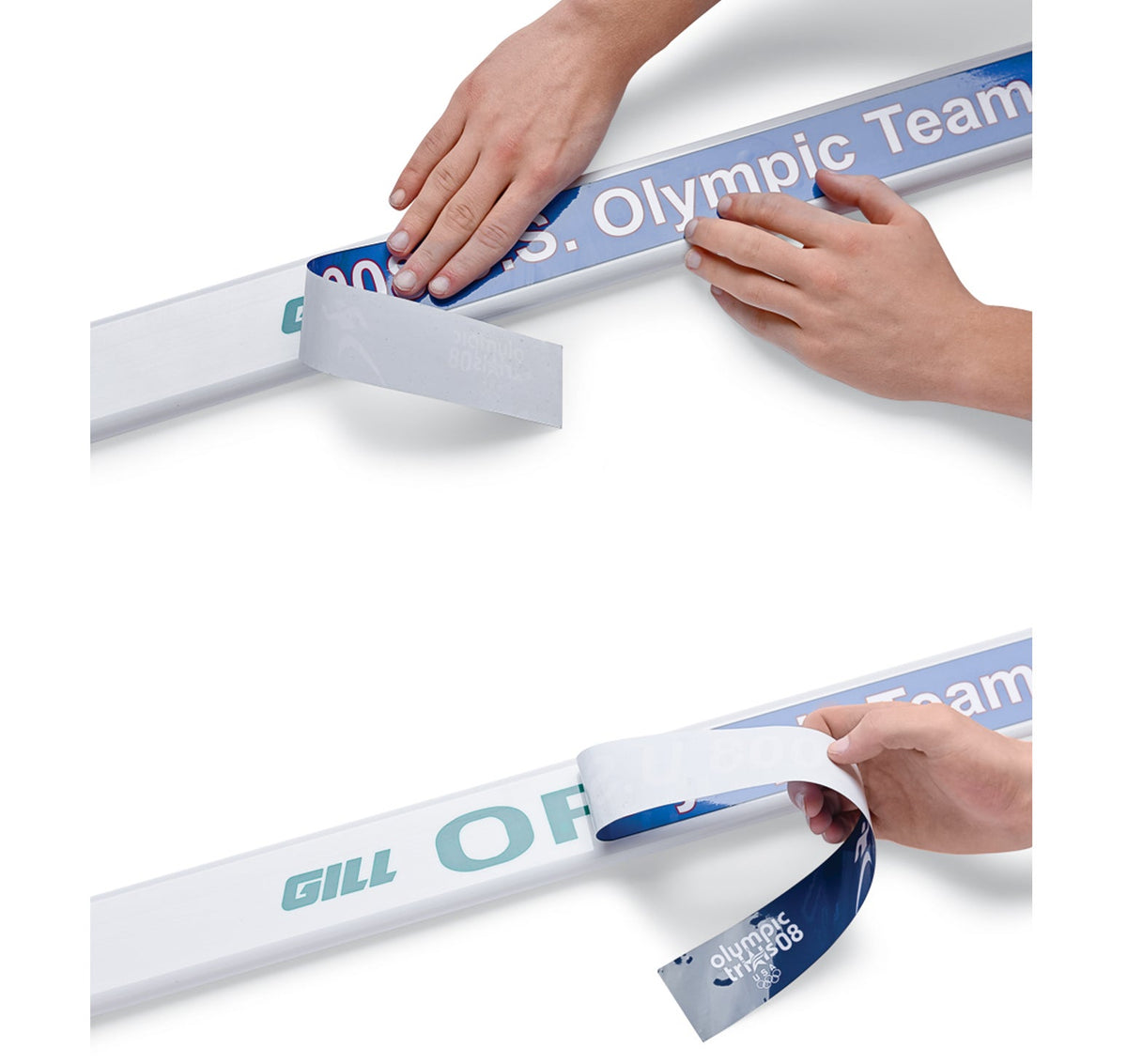 Gill Athletics Custom Gateboard Labels 41"