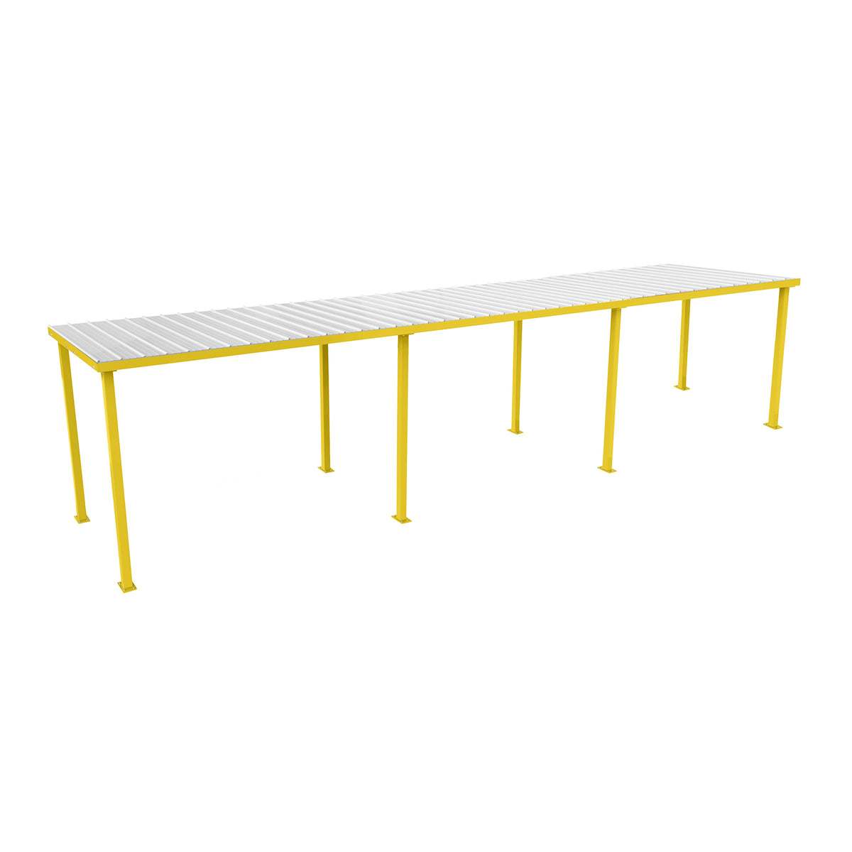 Gill Athletics Fieldshelter Dugout 30', Yellow Gold