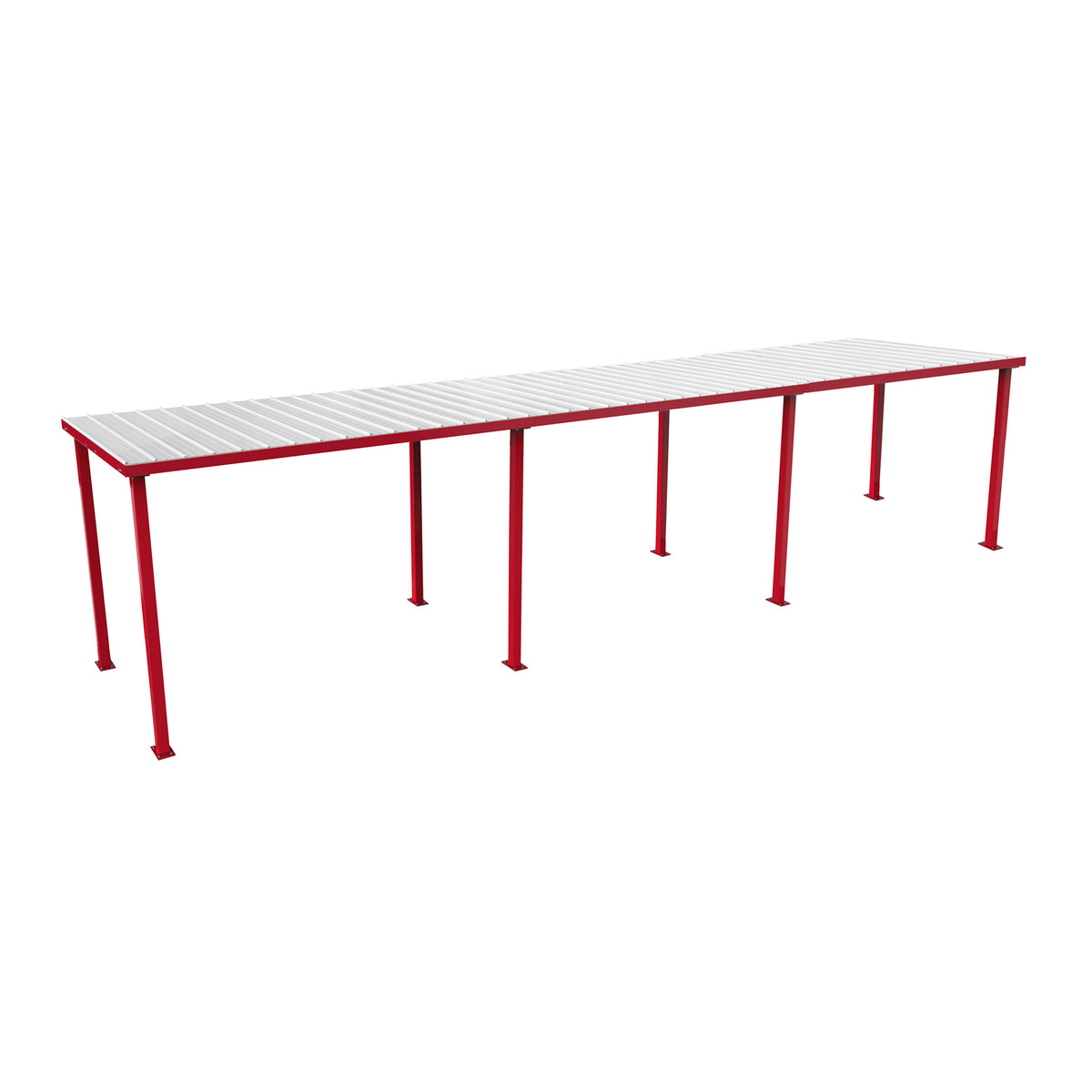 Gill Athletics Fieldshelter Dugout 30', Red