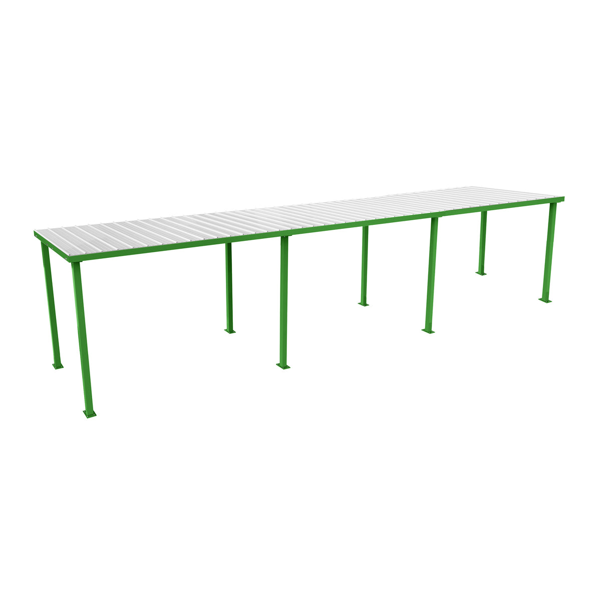 Gill Athletics Fieldshelter Dugout 30', Kelly Green