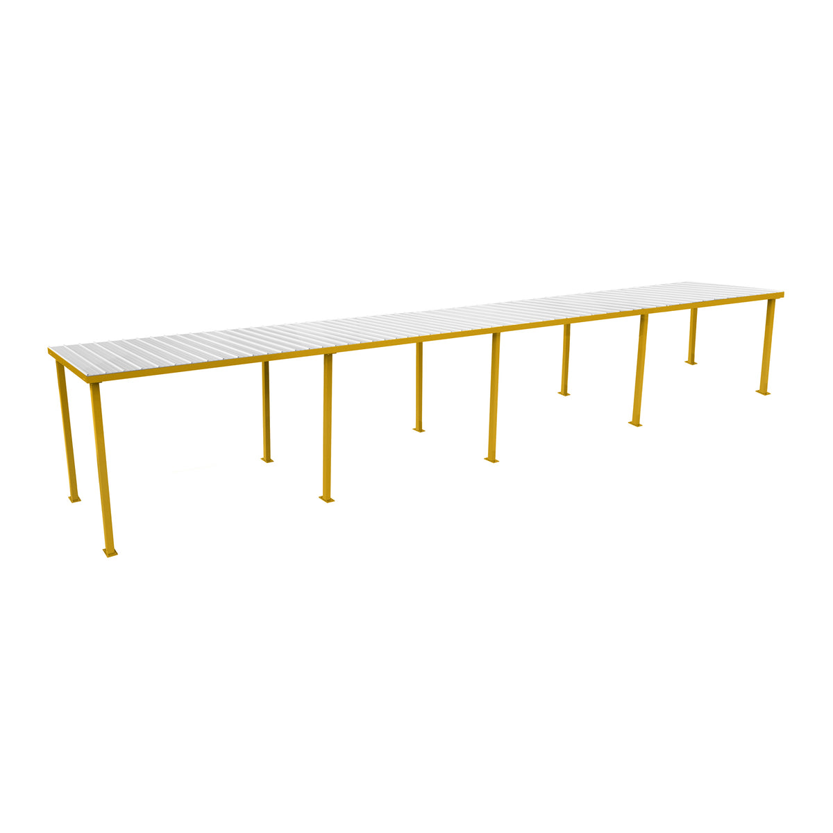 Gill Athletics Fieldshelter Dugout 40', Old Gold