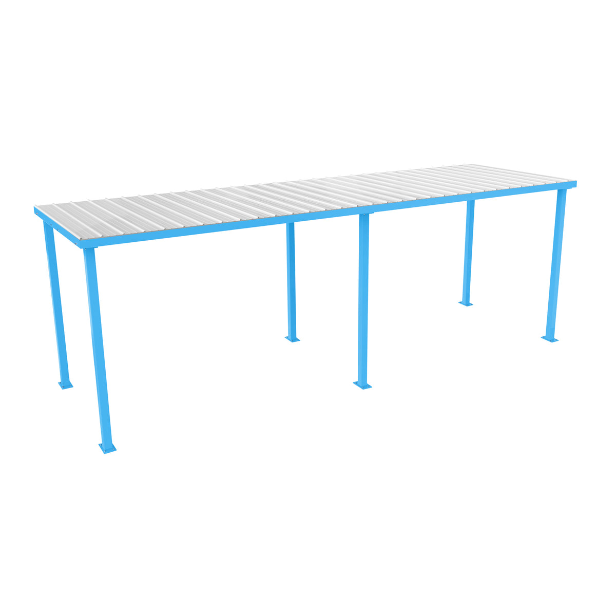 Gill Athletics Fieldshelter Dugout 20', Light Blue