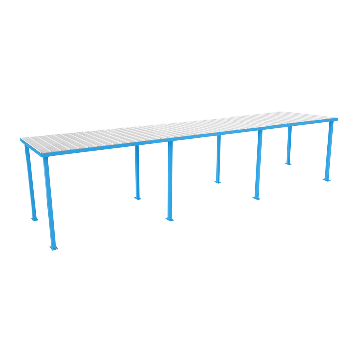 Gill Athletics Fieldshelter Dugout 30', Light Blue