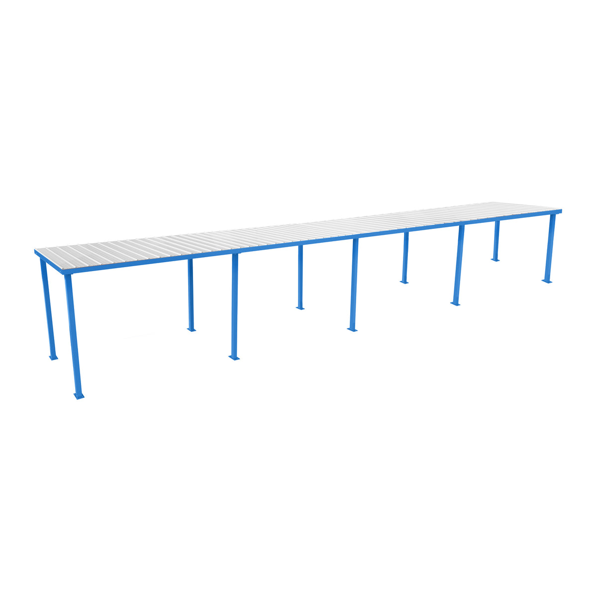Gill Athletics Fieldshelter Dugout 40', Royal Blue