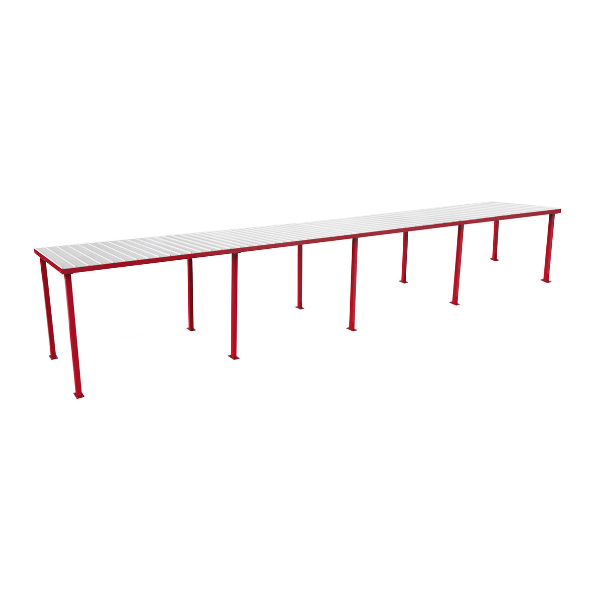 Gill Athletics Fieldshelter Dugout 40', Red