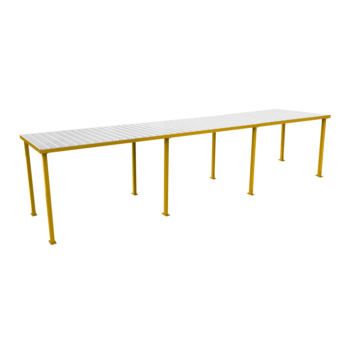 Gill Athletics Fieldshelter Dugout 30', Old Gold