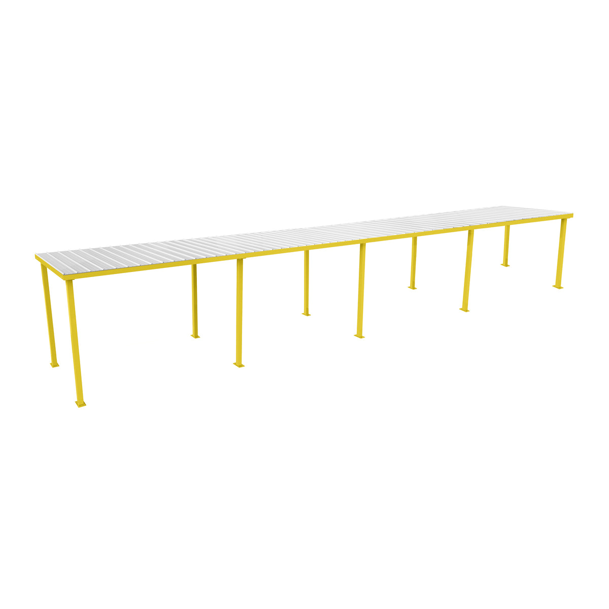 Gill Athletics Fieldshelter Dugout 40', Yellow Gold