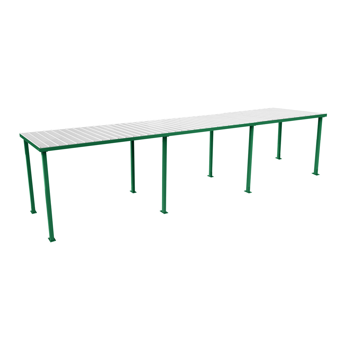 Gill Athletics Fieldshelter Dugout 30', Dark Green