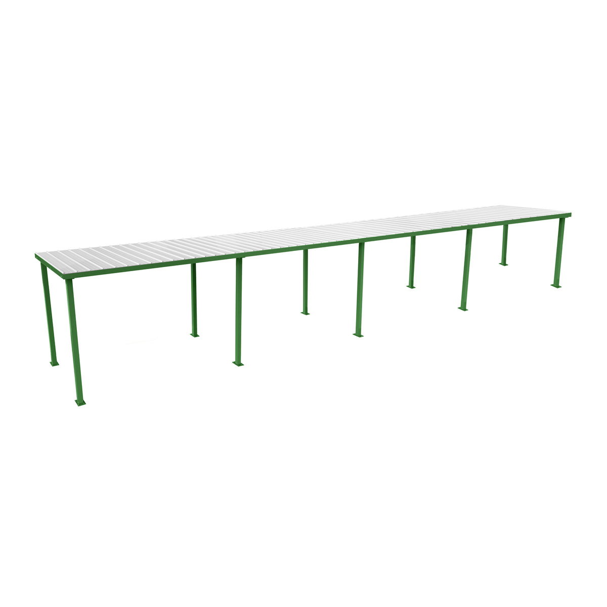 Gill Athletics Fieldshelter Dugout 40', Dark Green