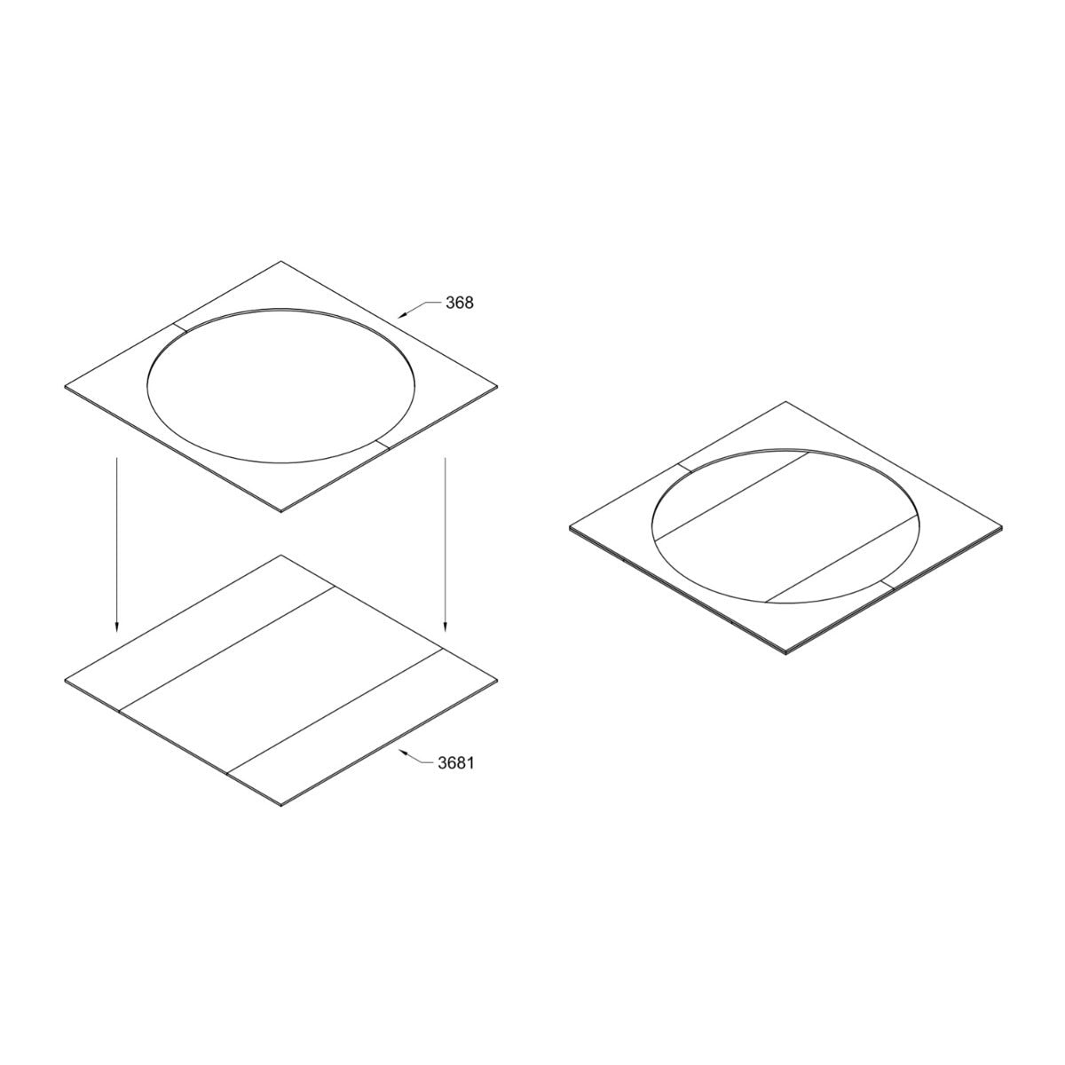 Gill Athletics Indoor Shot Weight Throw Circle Throwing Surface