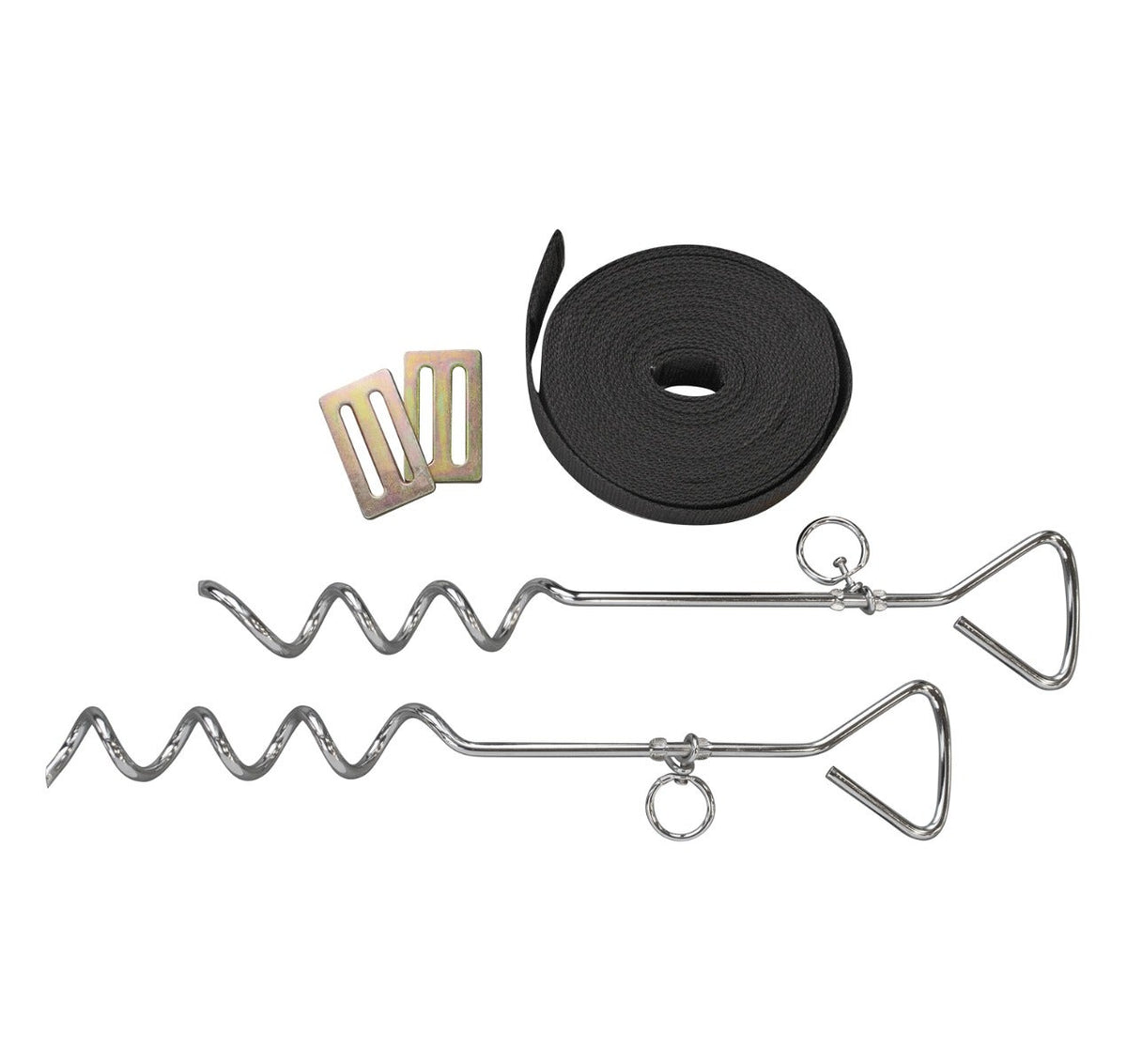 Gill Athletics Landing System Tie-Down Kit Parts for grass installation