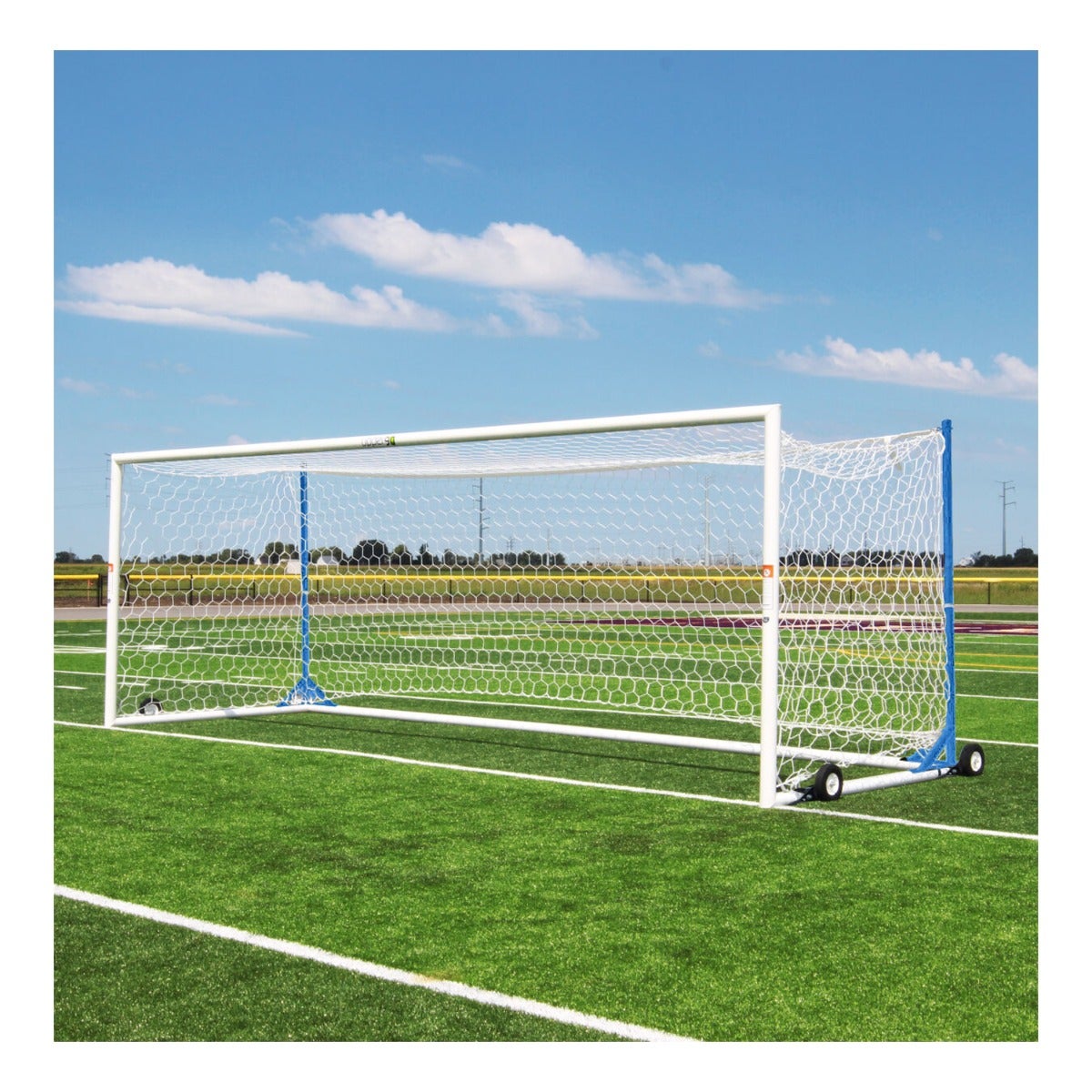 Gill Athletics U90 Portable World Cup Goal Light Blue