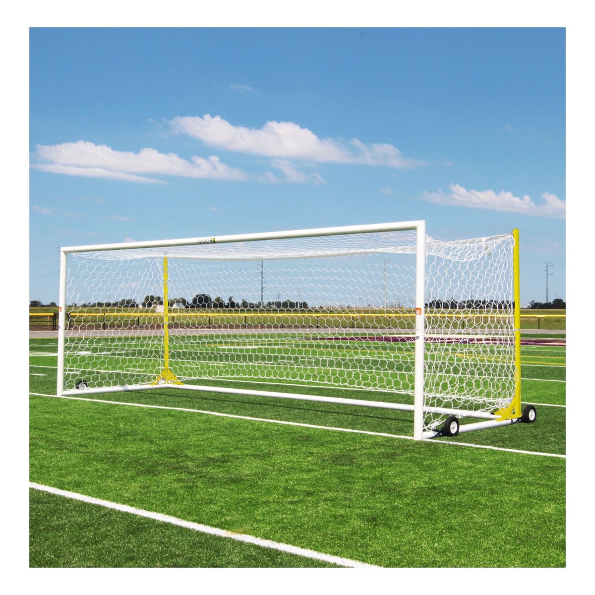 Gill Athletics U90 Portable World Cup Goal Yellow Gold