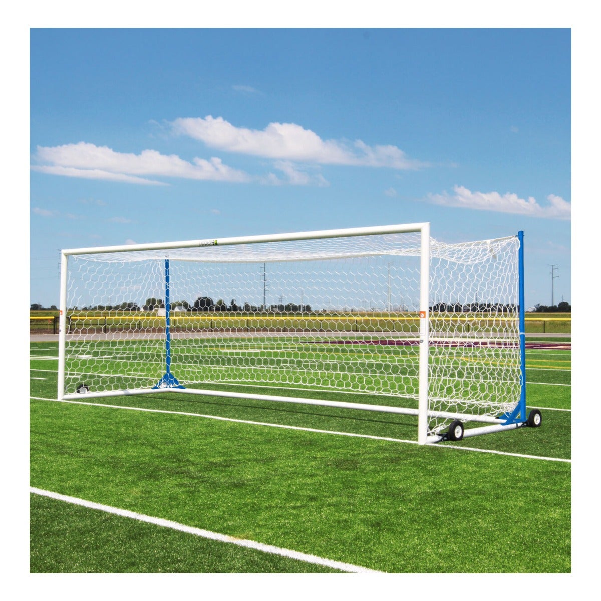 Gill Athletics U90 Portable World Cup Goal Royal Blue