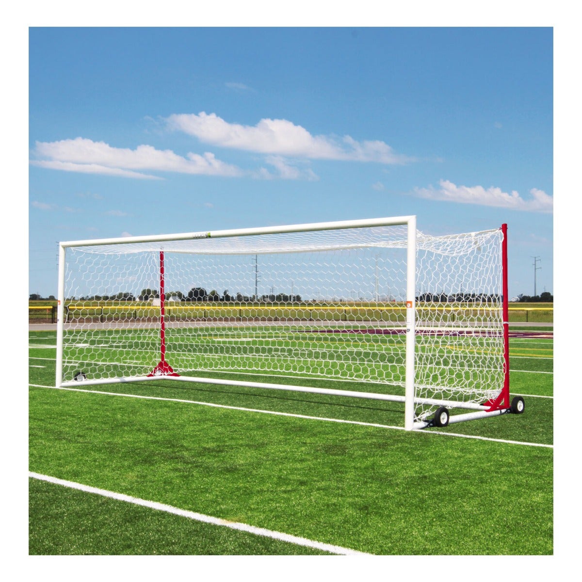Gill Athletics U90 Portable World Cup Goal Red