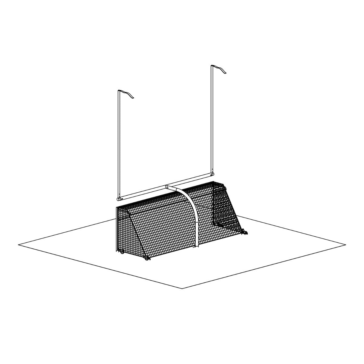 Gill Athletics U90 Premier Goal Packages U90 Premier Nesting Soccer Goals; 8' X 24'
