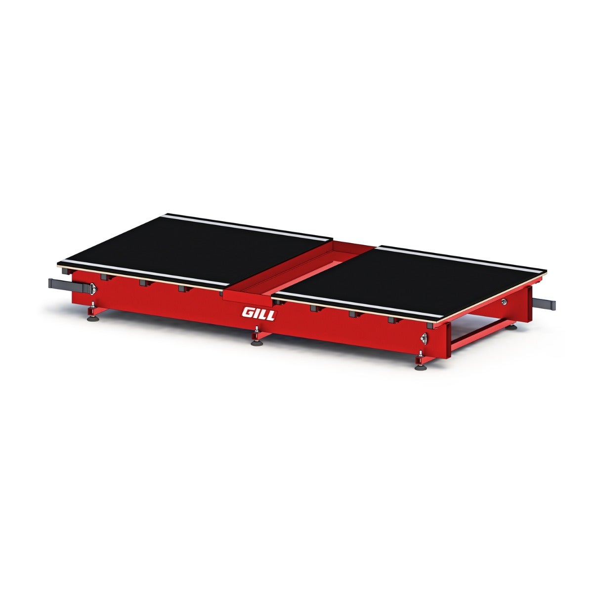 Gill Athletics Long Jump / Triple Jump Runway Section Red, Centered