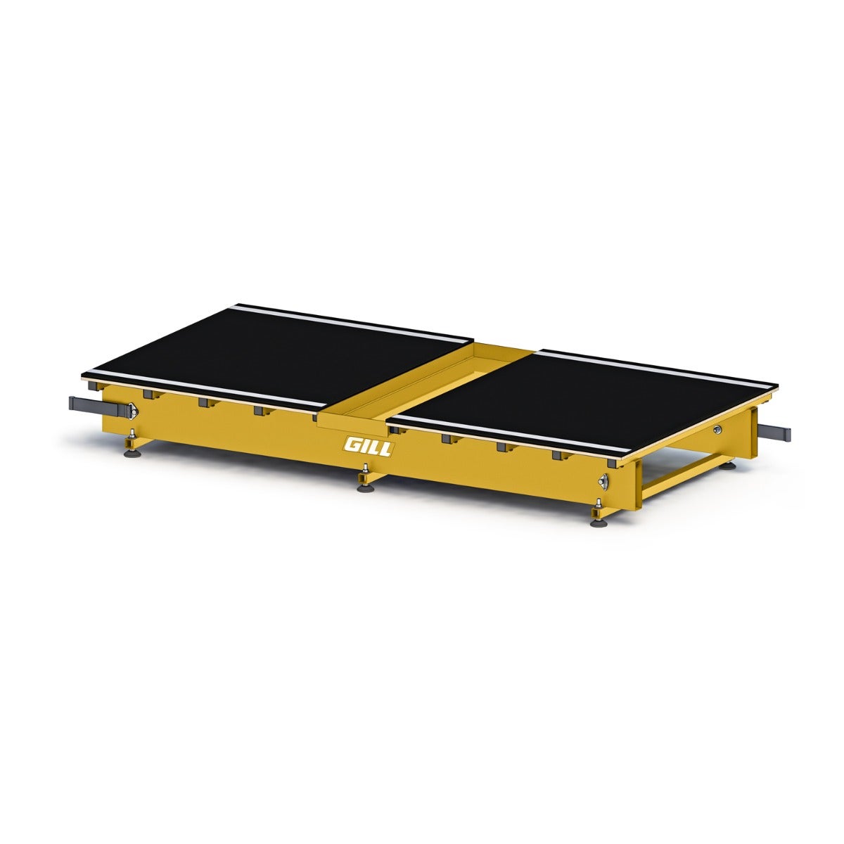 Gill Athletics Long Jump / Triple Jump Runway Section Old Gold, Centered