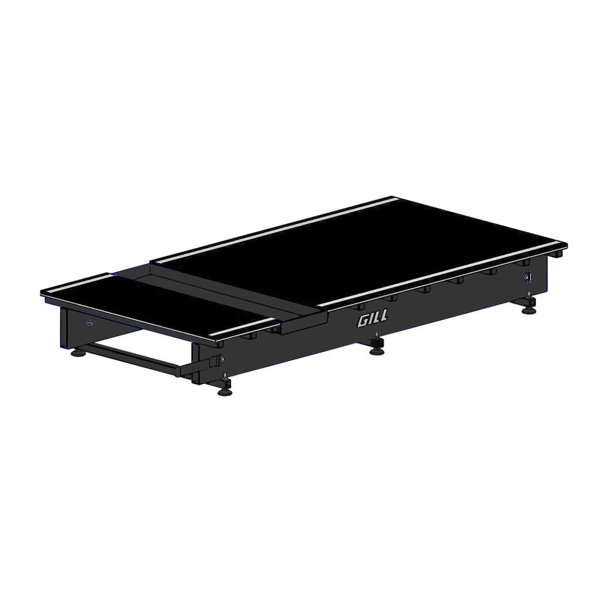 Gill Athletics Long Jump / Triple Jump Runway Section Black, Offset