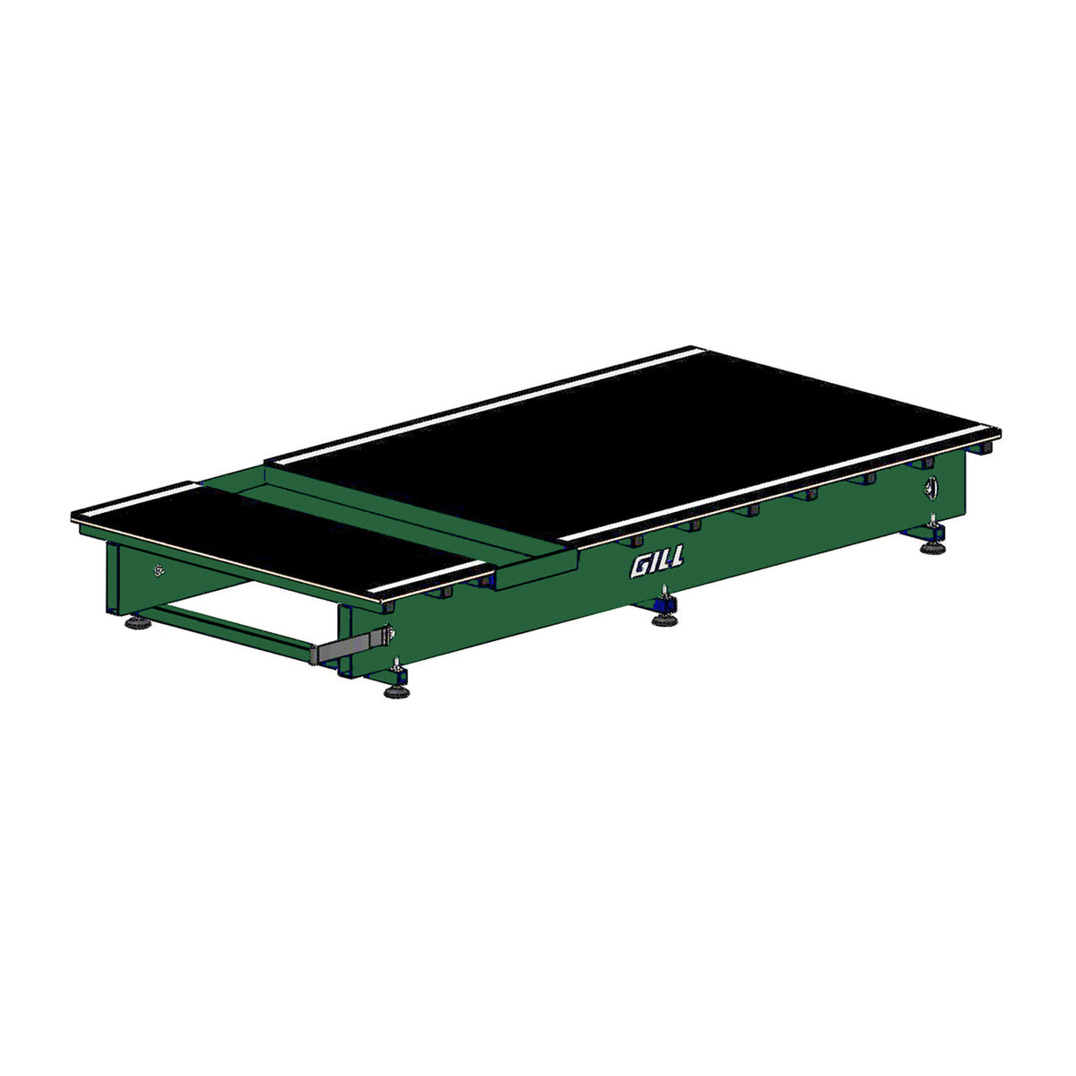 Gill Athletics Long Jump / Triple Jump Runway Section Dark Green, Offset