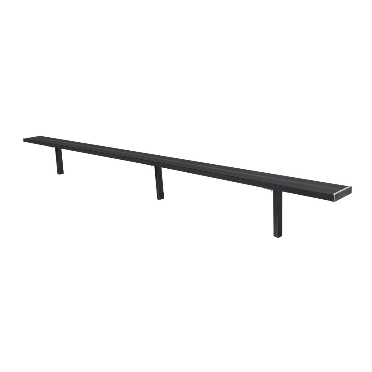 Gill Athletics Stationary Aluminum Bench 16', Black