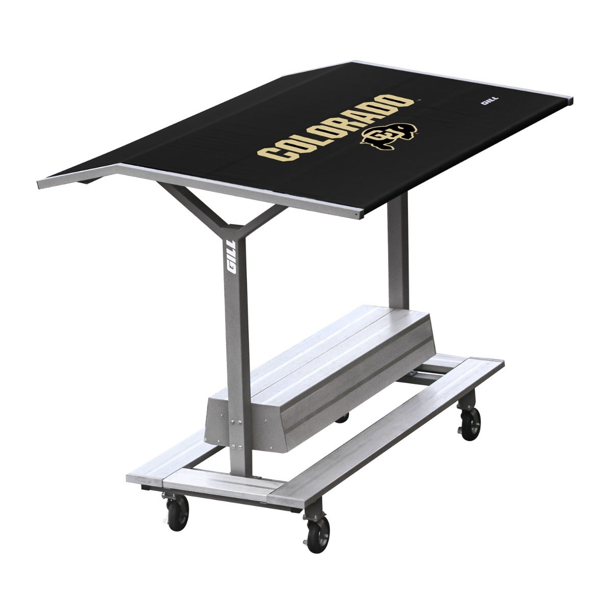 Gill Athletics Portable Track Shelter Custom color and graphic application available on canopy top