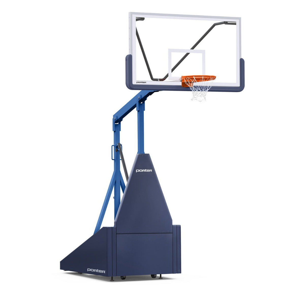 Porter Athletic 735 Competition Portable Backstop Navy Blue, Royal Blue, No Graphics