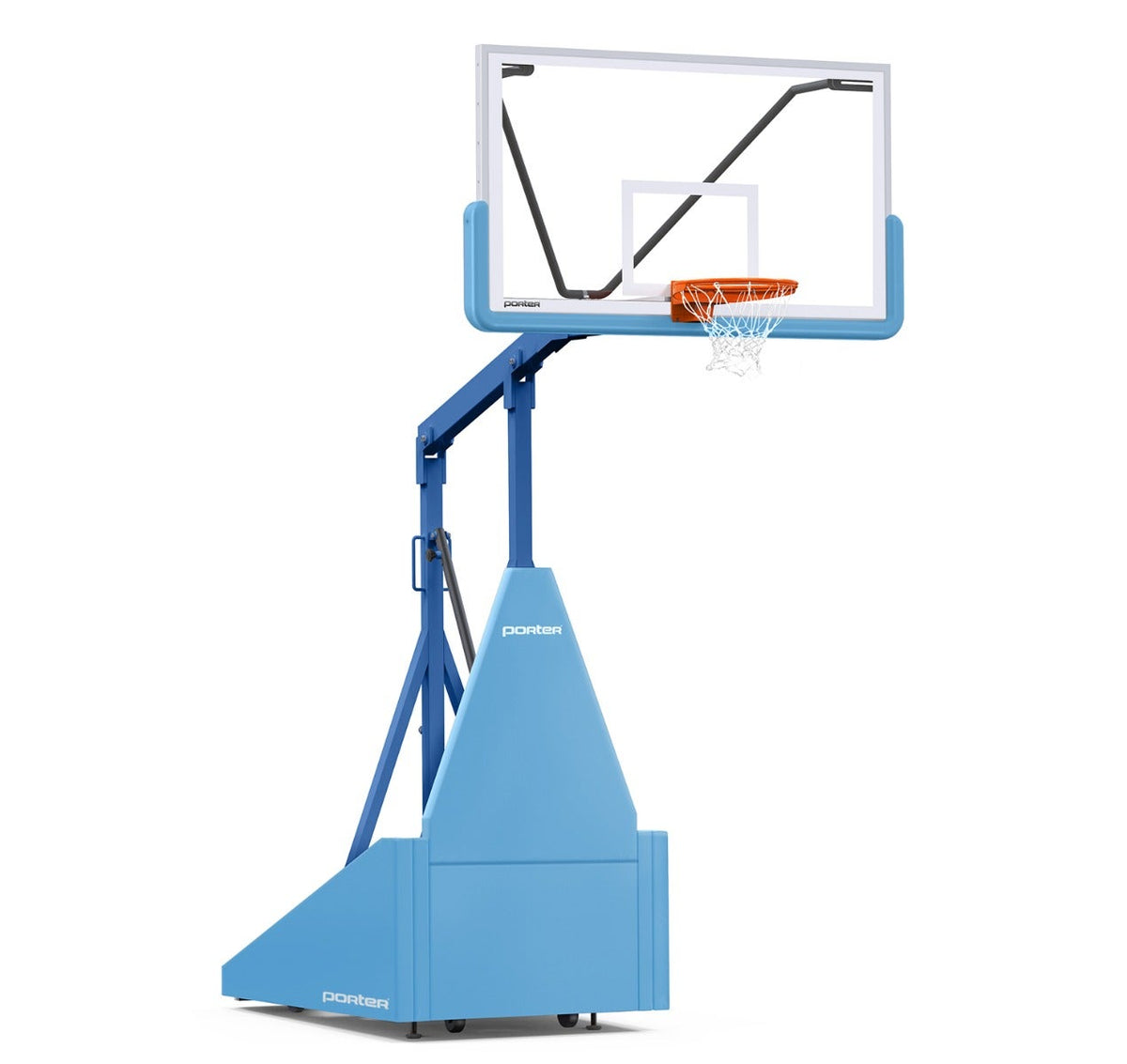 Porter Athletic 735 Competition Portable Backstop Light Blue, Royal Blue, No Graphics