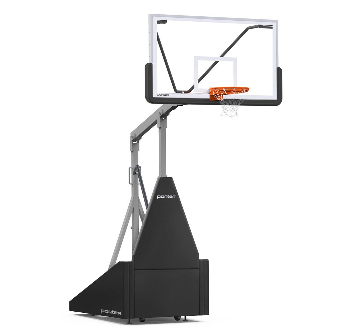Porter Athletic 735 Competition Portable Backstop Black, Gray, No Graphics