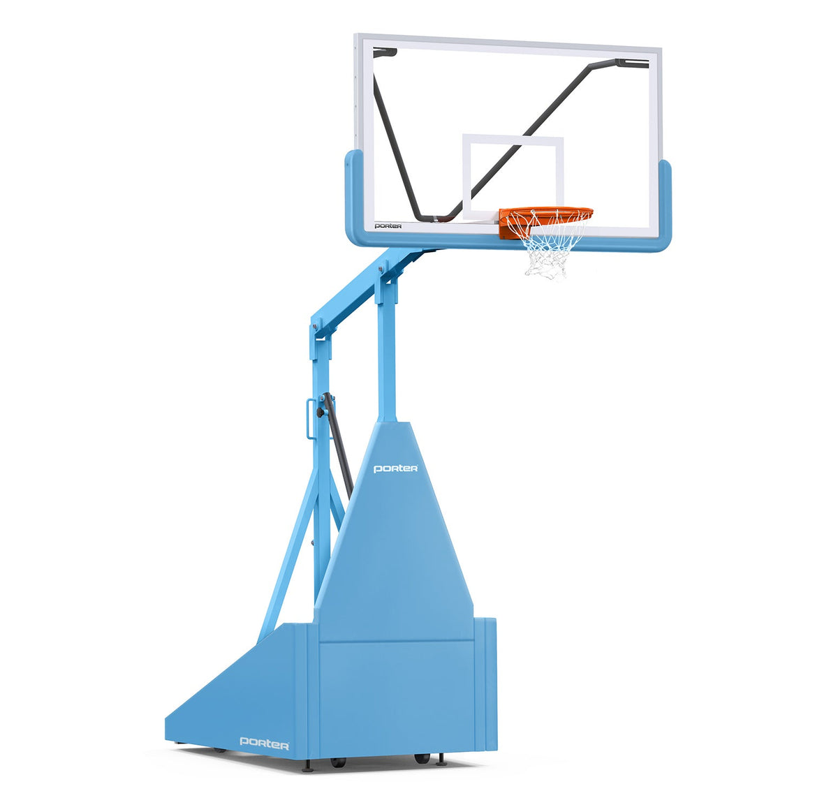 Porter Athletic 735 Competition Portable Backstop Light Blue, Light Blue, No Graphics
