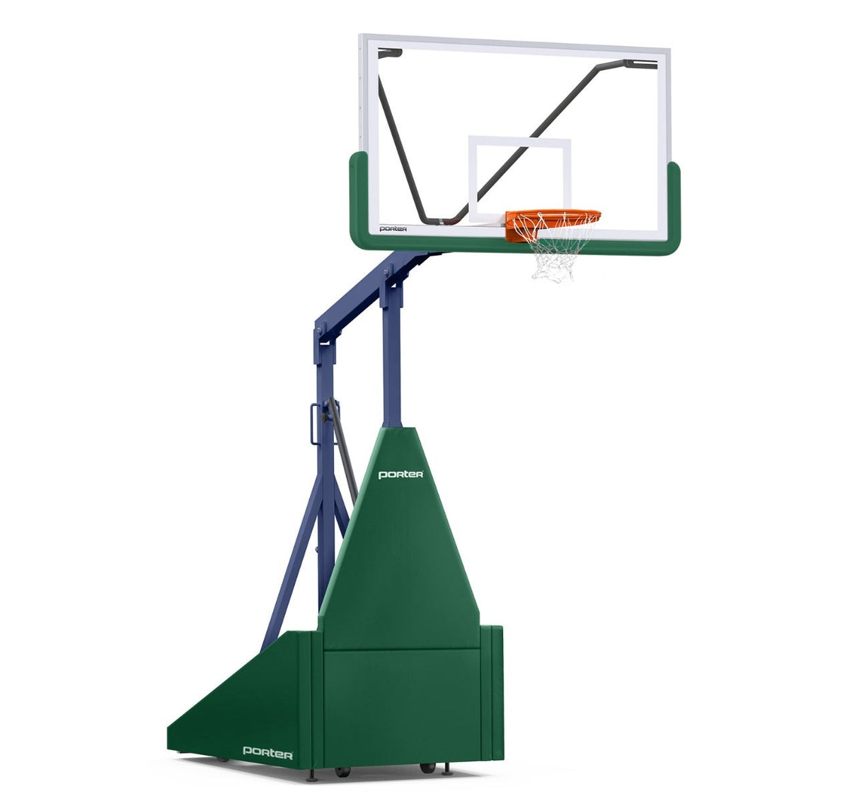 Porter Athletic 735 Competition Portable Backstop Dark Green, Navy Blue, No Graphics