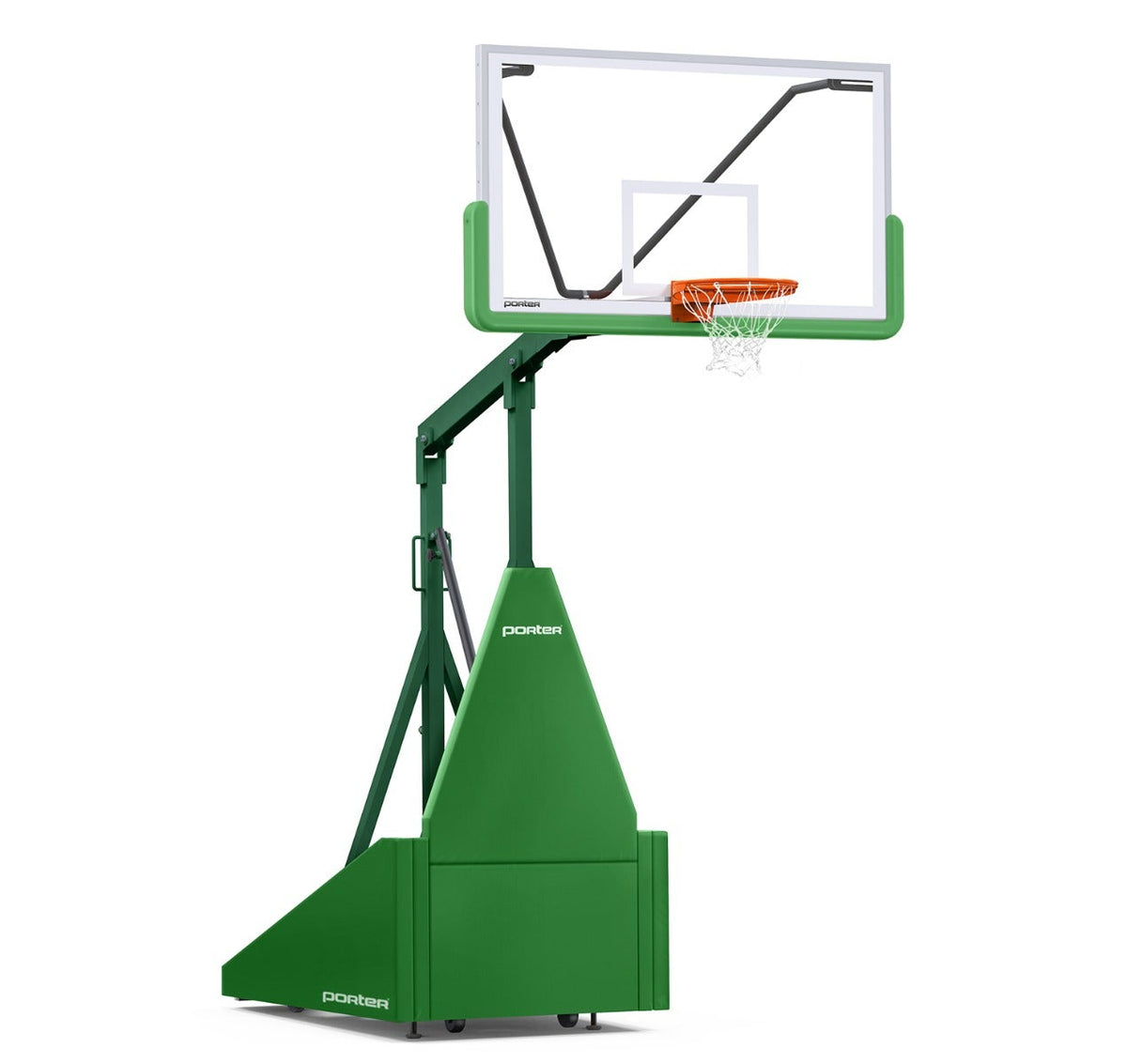 Porter Athletic 735 Competition Portable Backstop Kelly Green, Dark Green, No Graphics