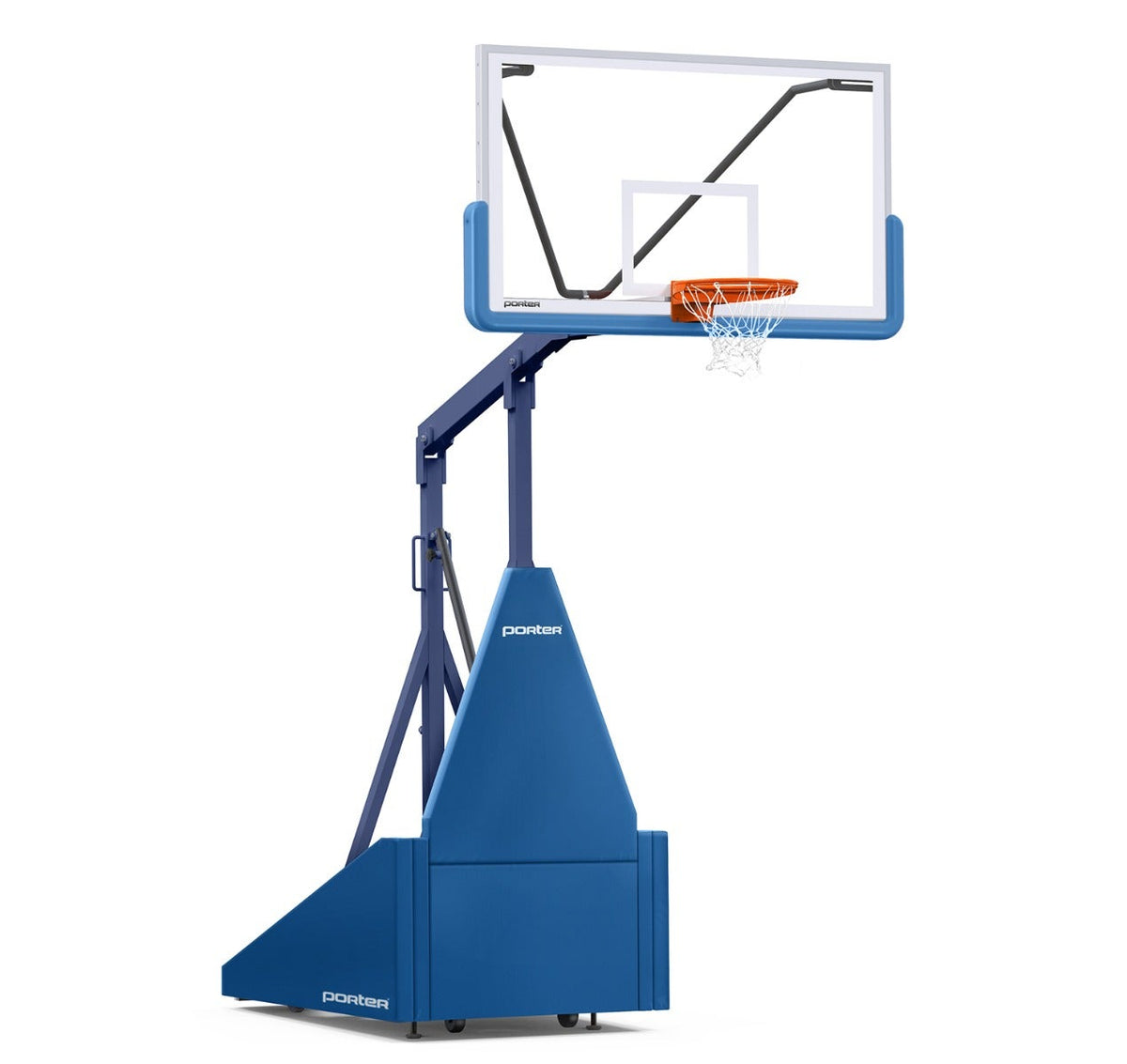 Porter Athletic 735 Competition Portable Backstop Royal Blue, Navy Blue, No Graphics